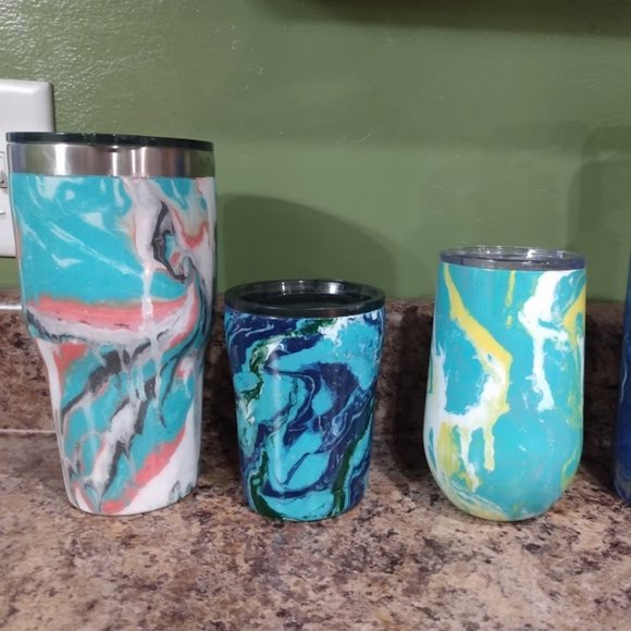 Hydro Dipped Custom Color Tumblers - Picture 1 of 8